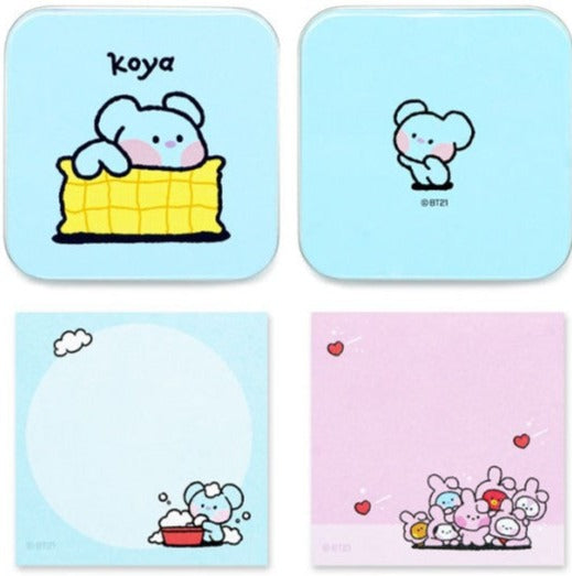 BT21 Minini Tin Case Memo Pad