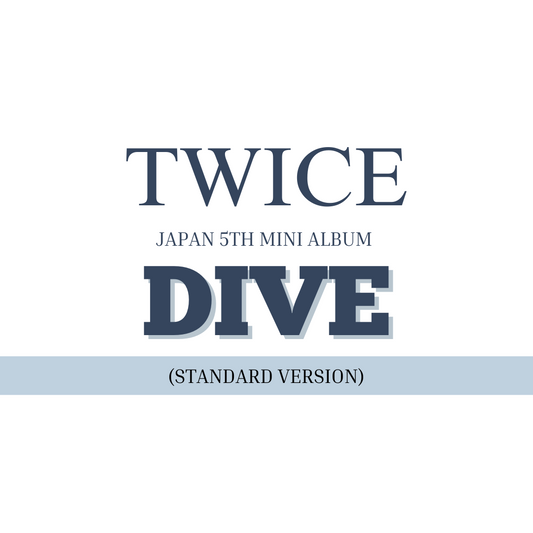 Twice Japan 5th Album - DIVE (Standard Version)