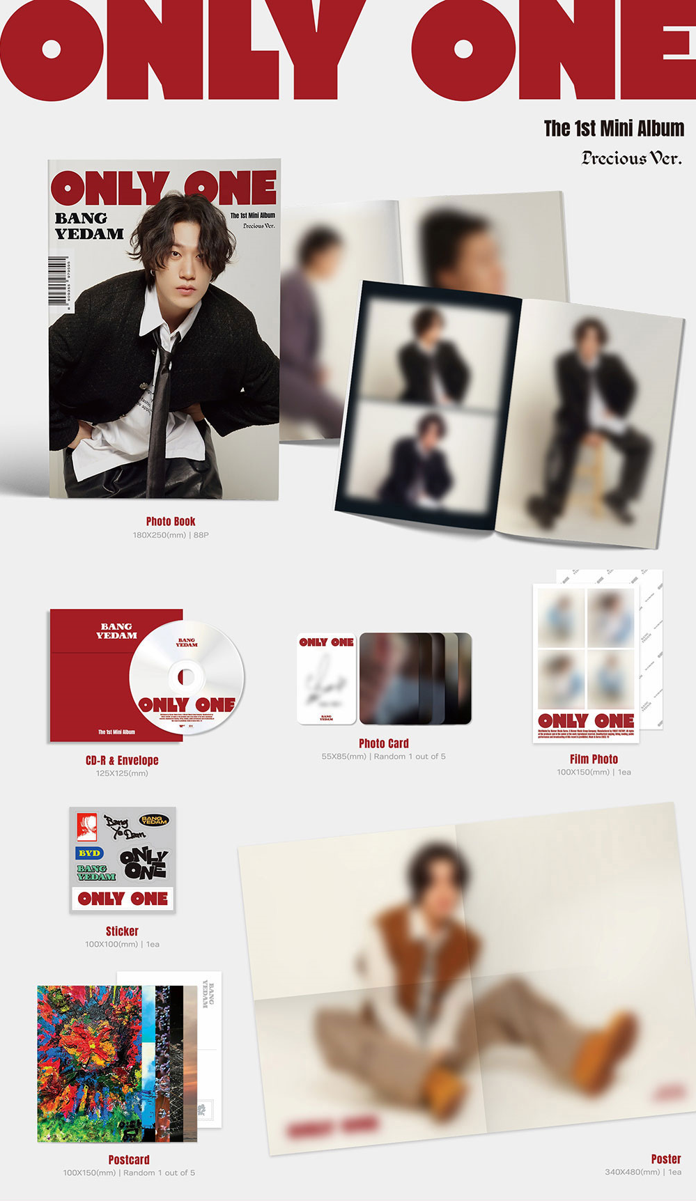 Bang Ye Dam 1st Mini Album - Only On