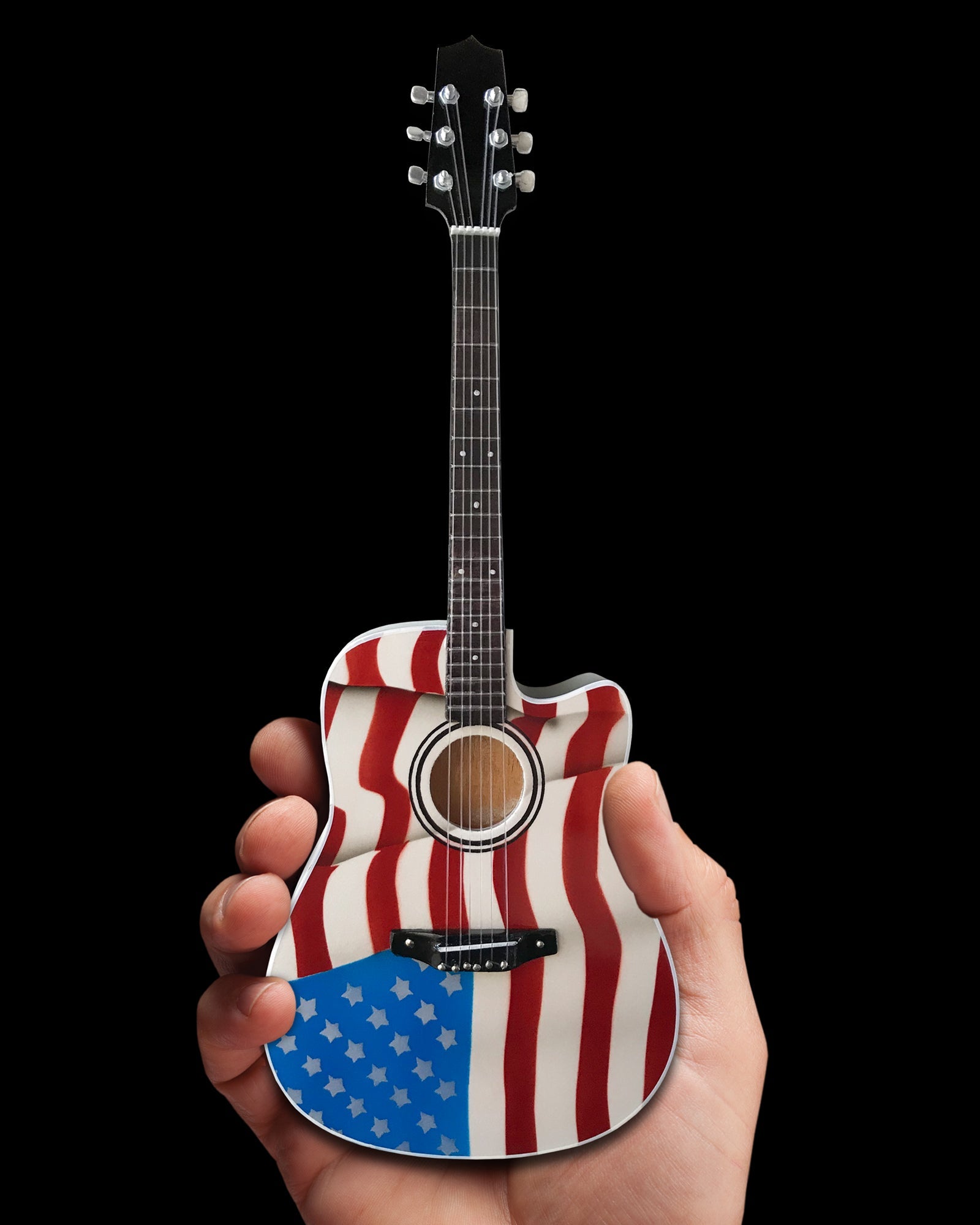 Toby Keith Signature USA Flag Acoustic Mini Acoustic Guitar Model - Osadia Concept Store