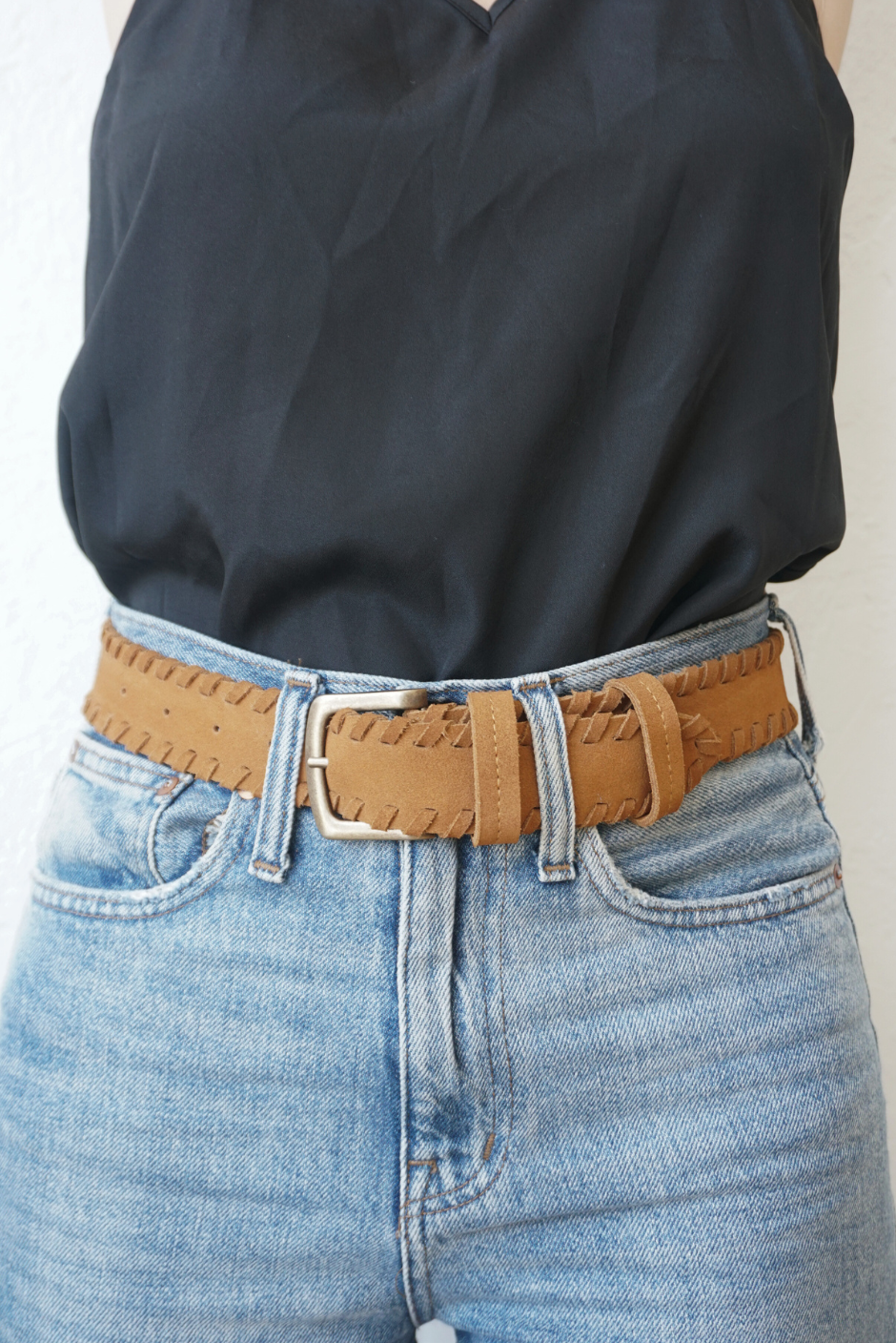 Phoenix Braided Belt in Caramel - Osadia Concept Store