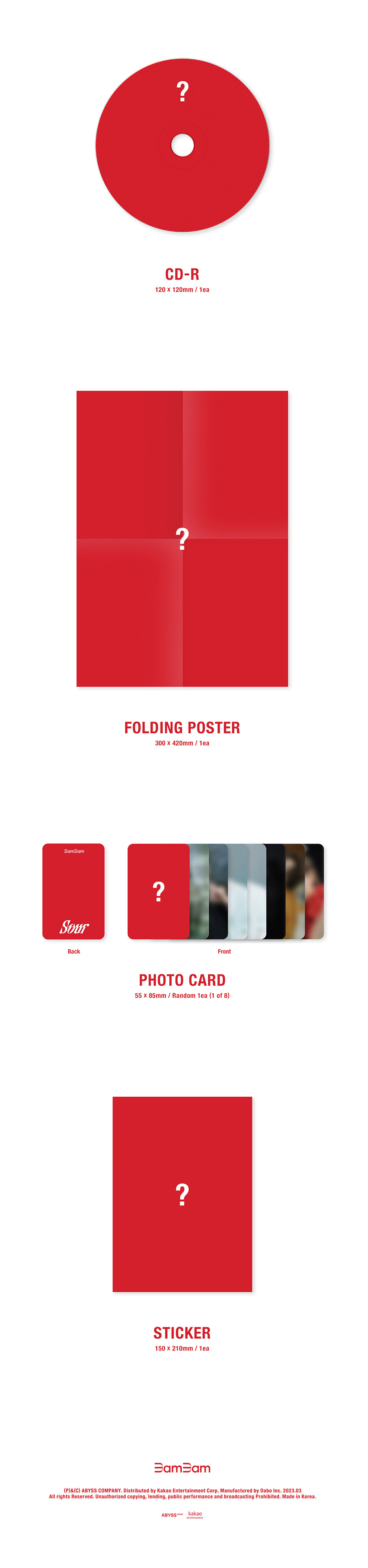 Bambam 1st Full Album - Sour & Sweet - Osadia Concept Store