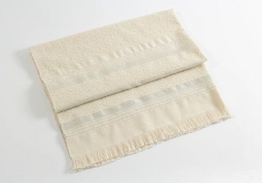 Handwoven Boucle Alpaca Throw - Ivory + Silver