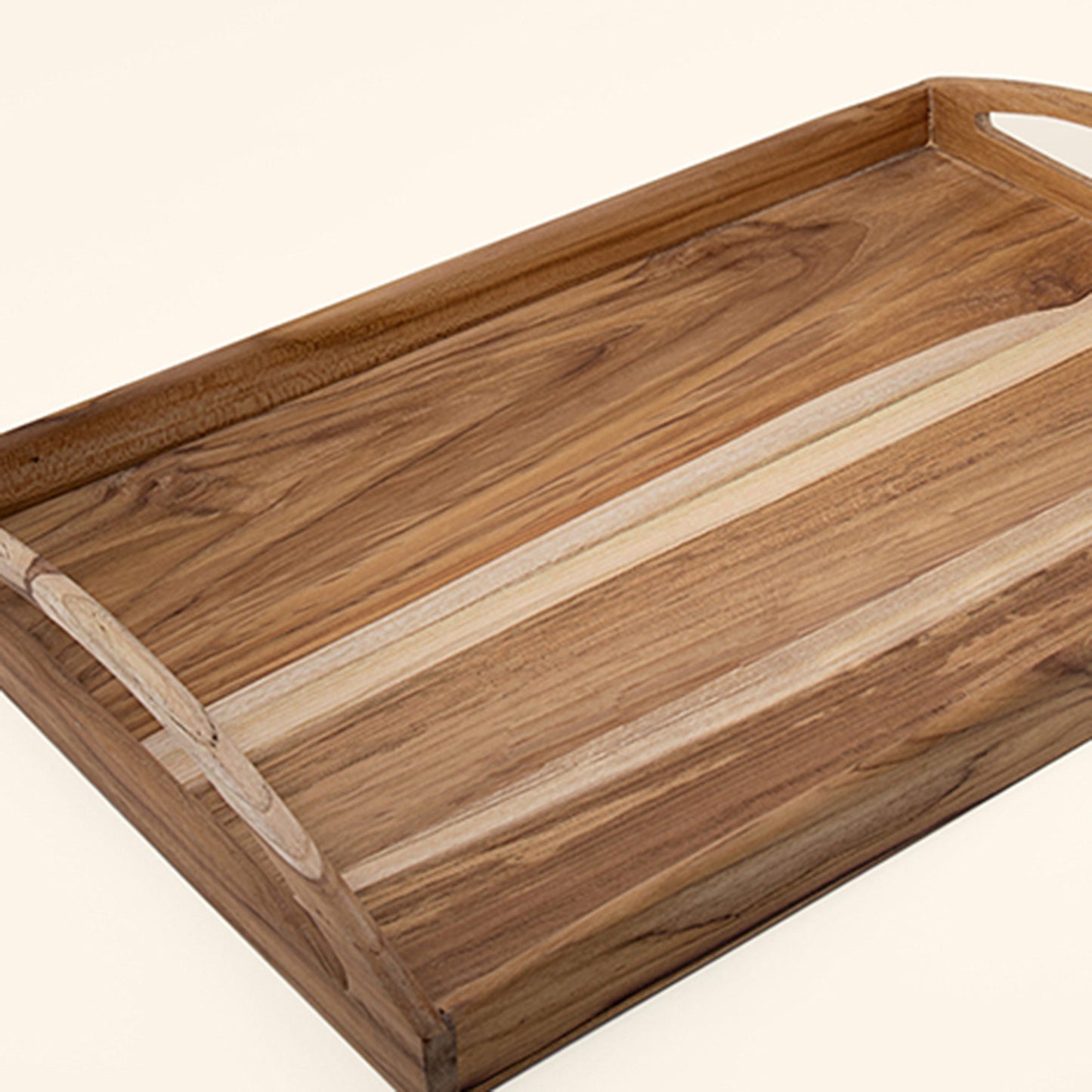 Handmade Teak Wood Serving Tray