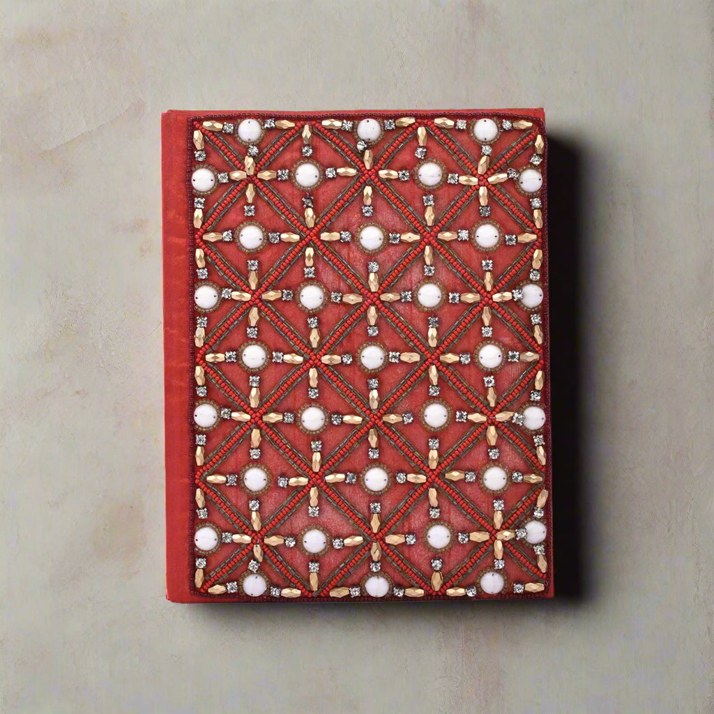 Exquisite Zari Hand-Embroidered Journal