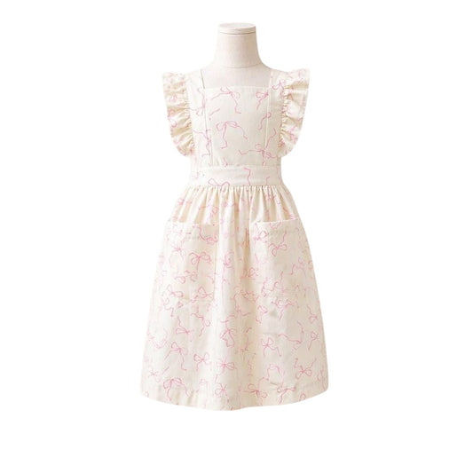 Coquette Pink Bow Little Hostess Apron