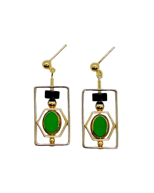 Art x Onyx Earrings