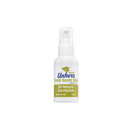 Unker's Original Fresh Scent Mist Natural Eucalyptus Therapeutic Spray 2 oz