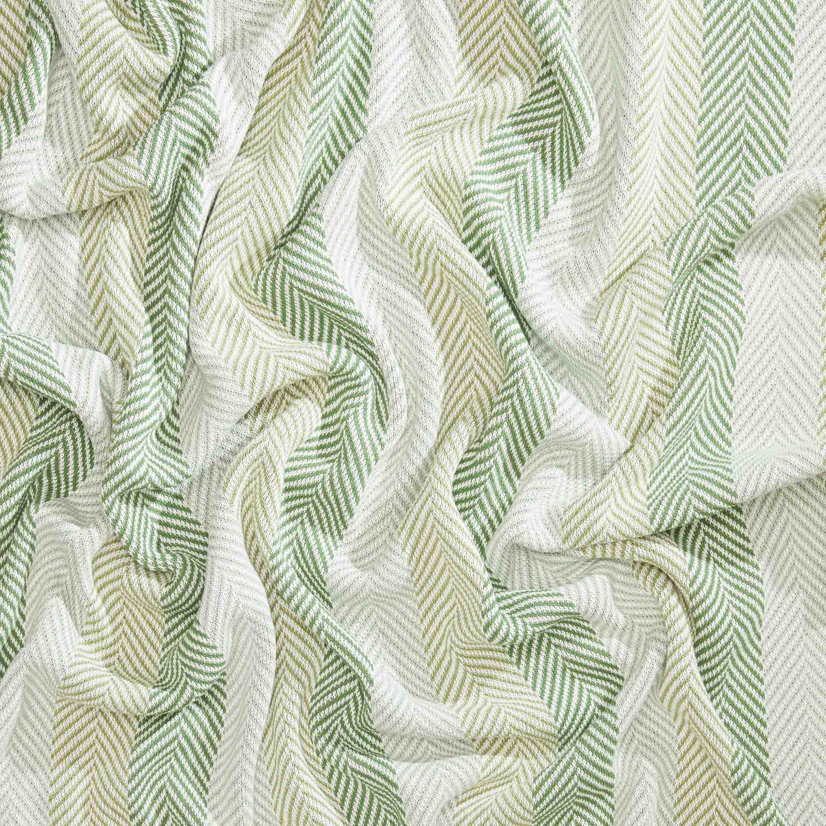 Herringbone Hues - Cotton Sustainable Knit Striped | Chevron Throw Blanket