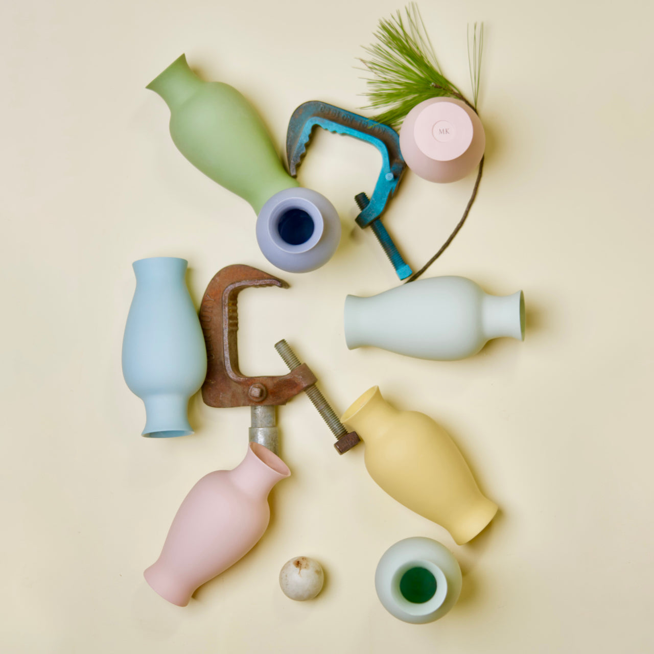 Matte Porcelain Mini Pear Vase