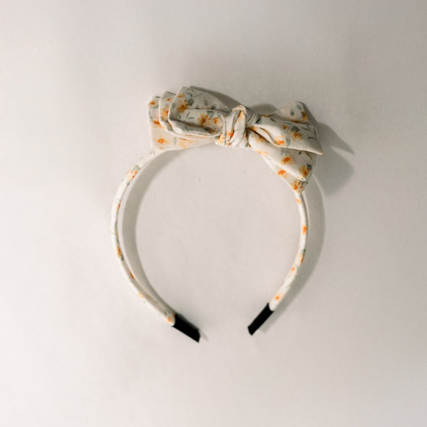 Three Little Bows Headband- Lemon Blossoms - Osadia Concept Store