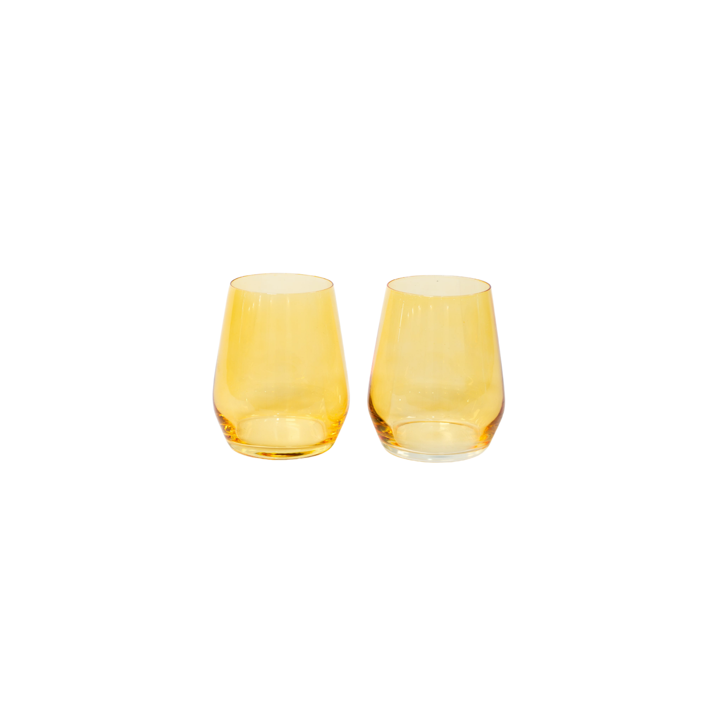 Sunshine Yellow - Colored Wine Glass