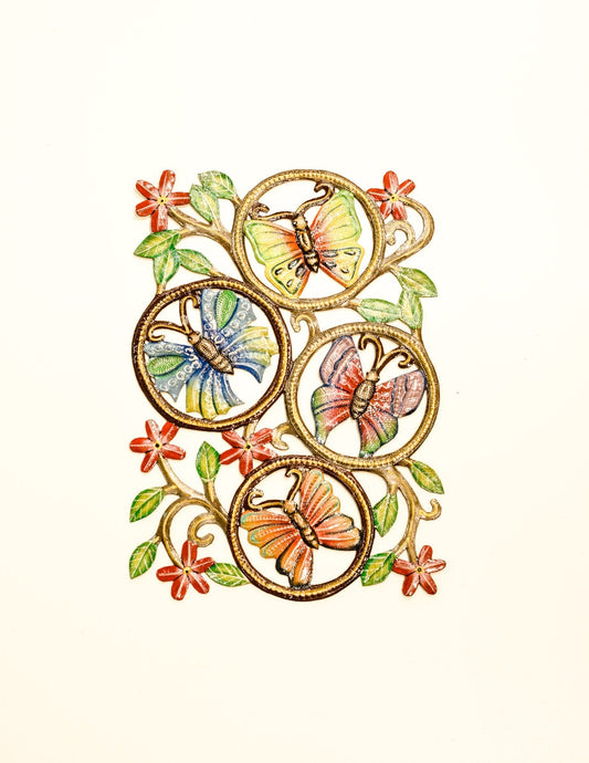 Painted Butterflies on the Wall