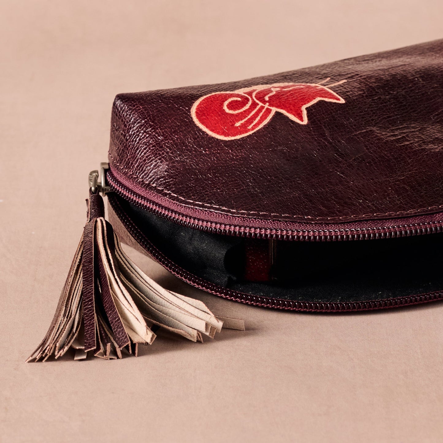 Kittee Leather Drop In Bag