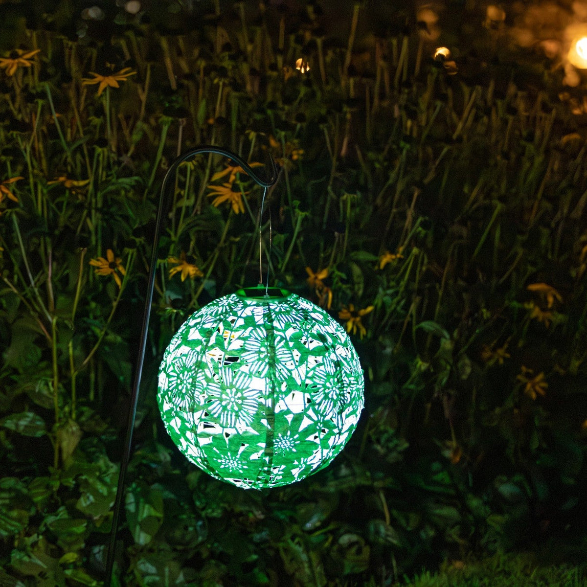 Soji Stella - Globe Sunflower - 12" Solar Lantern