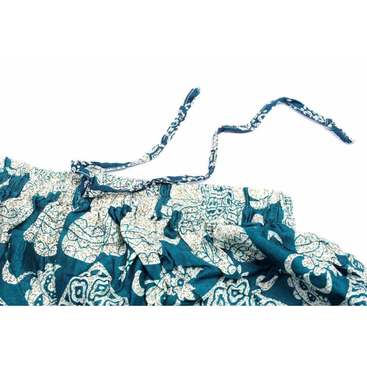 Sustainably Made Bohemian Style Printed Elephant Shorts - Thailand