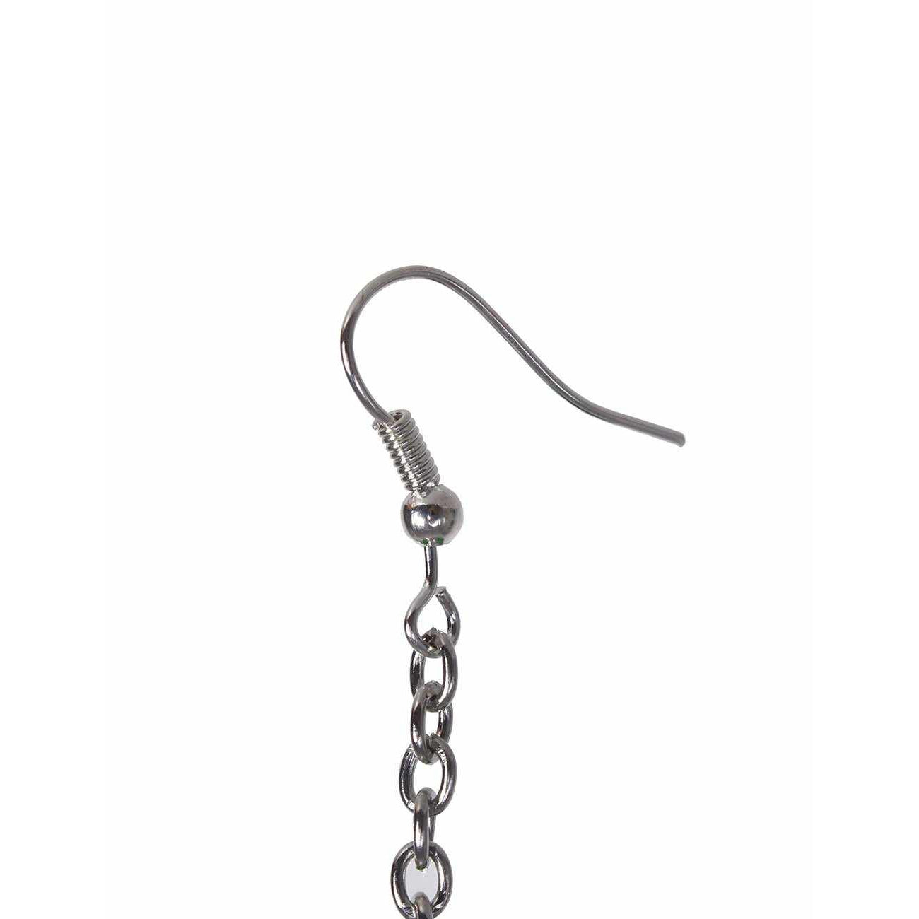 Pom Pom Chain Earrings - Thailand