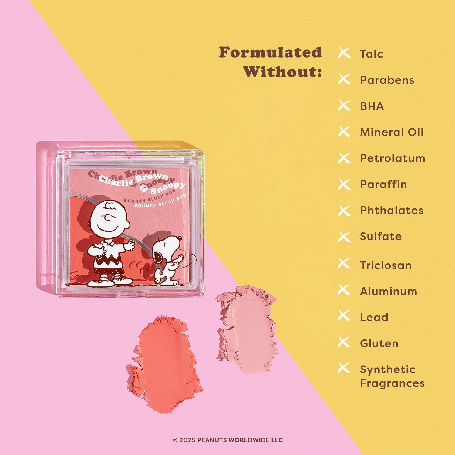 Peanuts 75th | Charlie Brown & Snoopy Bouncy Blush Duo - Osadia Concept Store