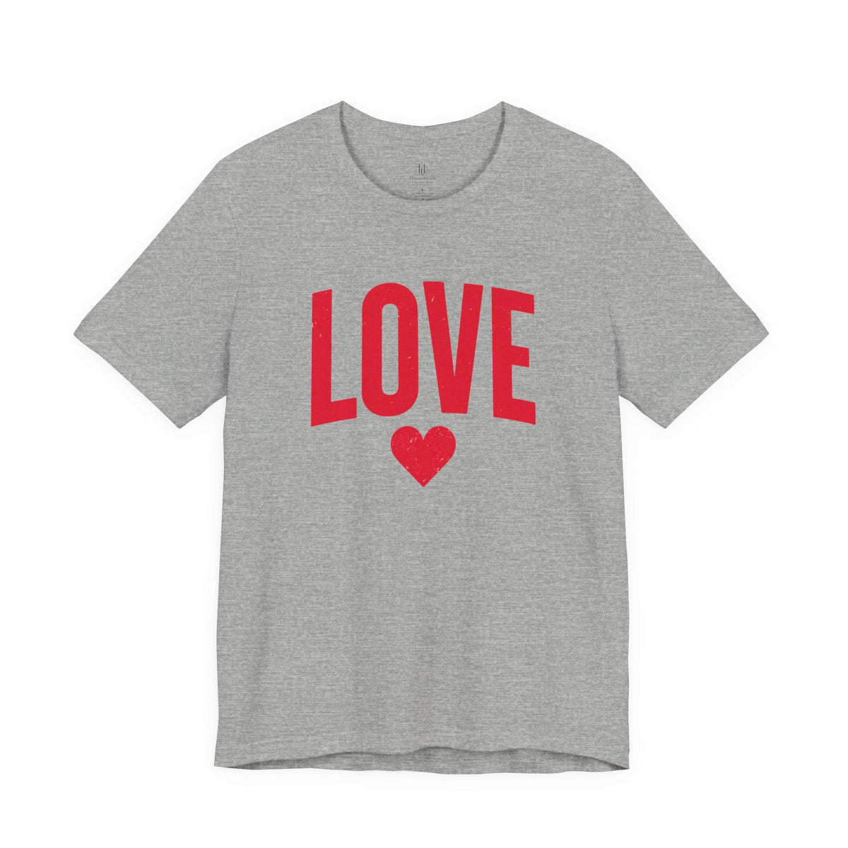 LOVE Heart Graphic Tee – Valentine’s Day Red Love T-Shirt