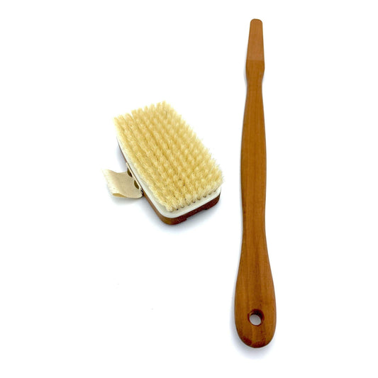 Dural Bath Brush Pure Natural Bristles Pear Wood