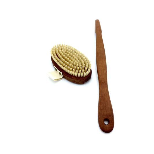 Dural Bath Brush Pure Natural Bristles Pear Wood