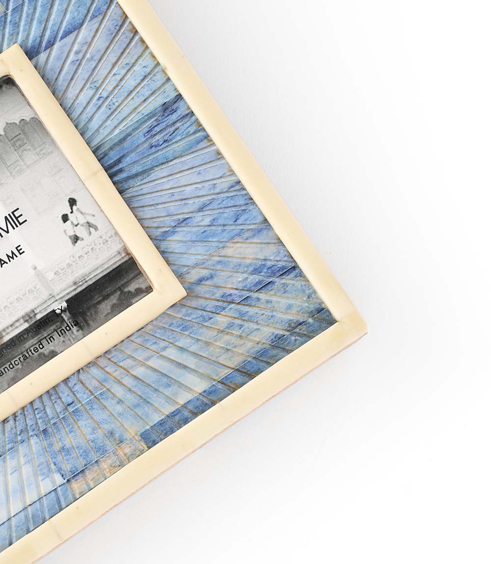 Neela 3x3 Picture Frame - Carved Bone - Osadia Concept Store
