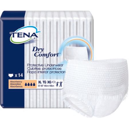 Tena Protective Underwear Dry Comfort Xl 4X14