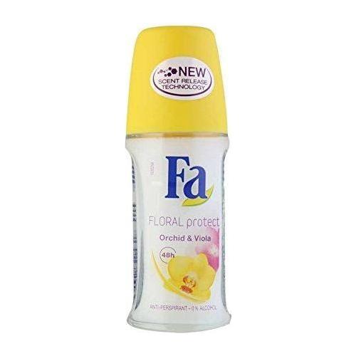 Fa Floral Protect Orchid And Viola Anti Perspirant Deodorant Roll On 50ml