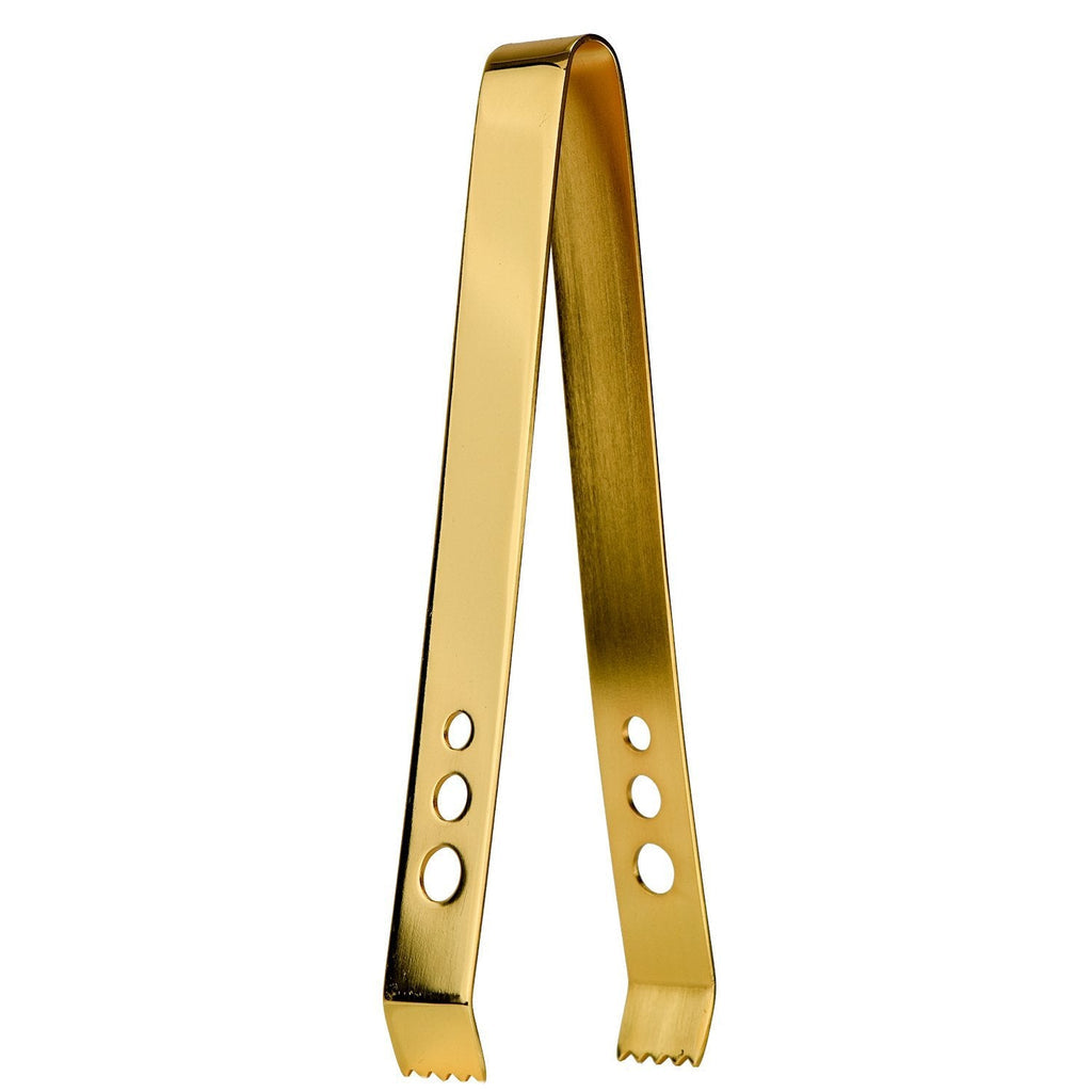 24K Gold Plate  7 Inch Professional Series Ice Tongs (Gift Box)