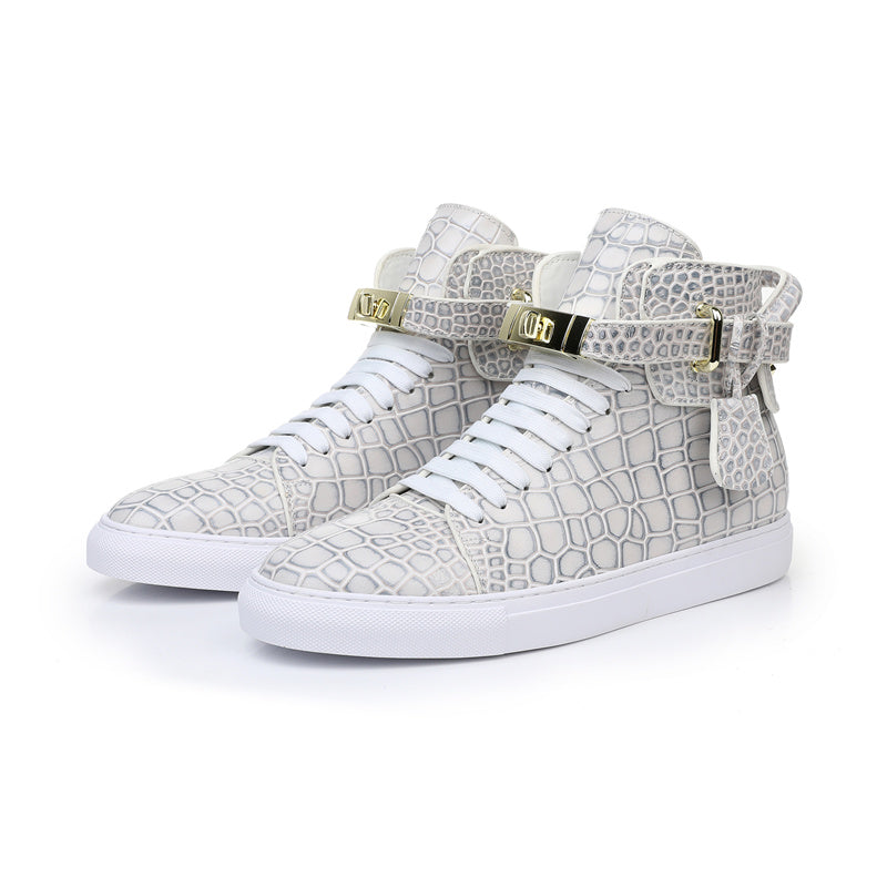 Sovereign High-Top Luxe Sneakers