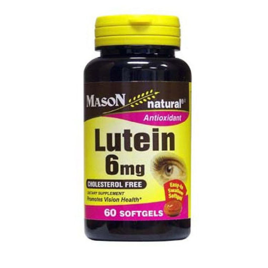 Mason Natural Vitamins Lutein 6 Mg Softgels – 60 Ct