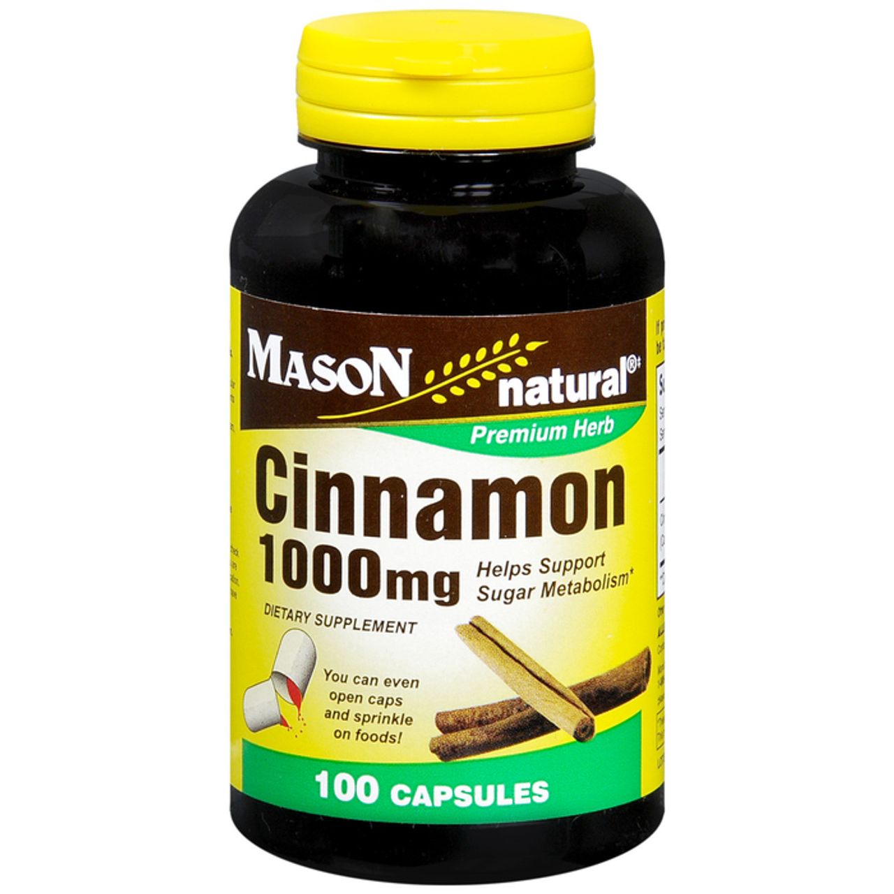 Mason Natural Cinnamon 1000 Mg 100 Capsules