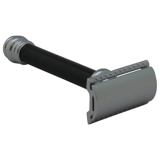 Merkur 38C Black Barber Pole Handle Double Edge Safety Razor [38 011]