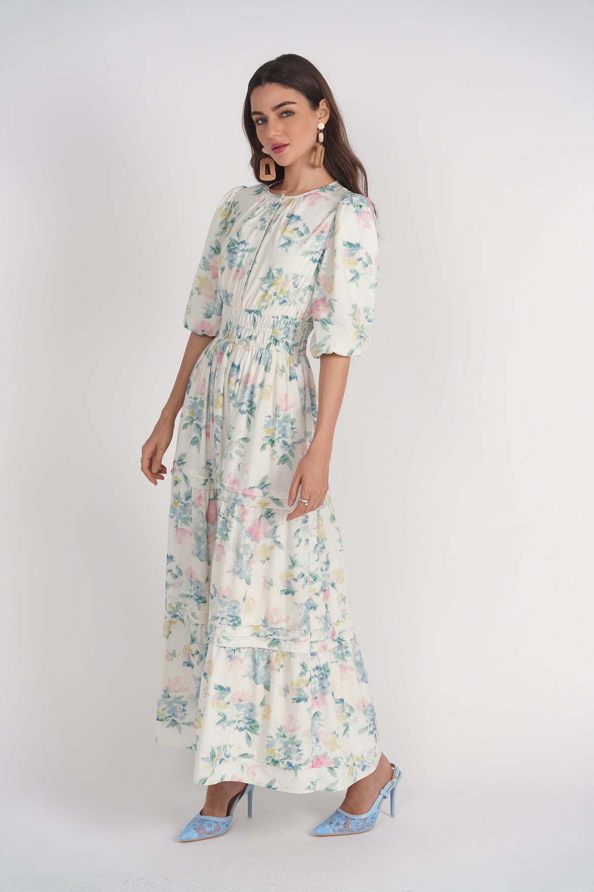 Livi Midi- Soft Florals