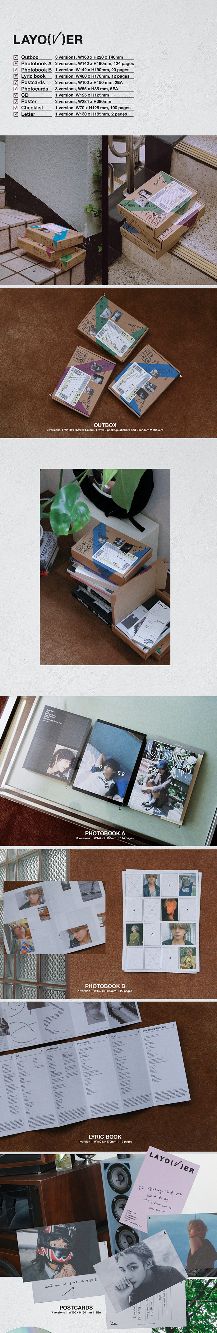 BTS V 1st Solo Album  - Layover