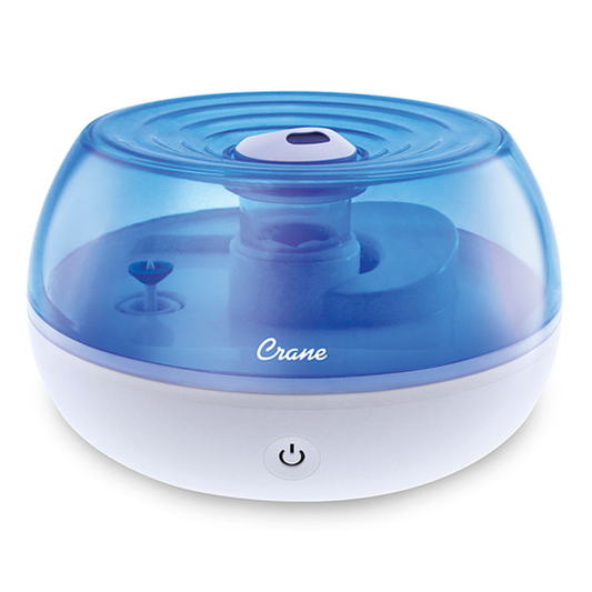 Crane 0.2 Gal. Personal Ultrasonic Cool Mist Humidifier - Blue/White