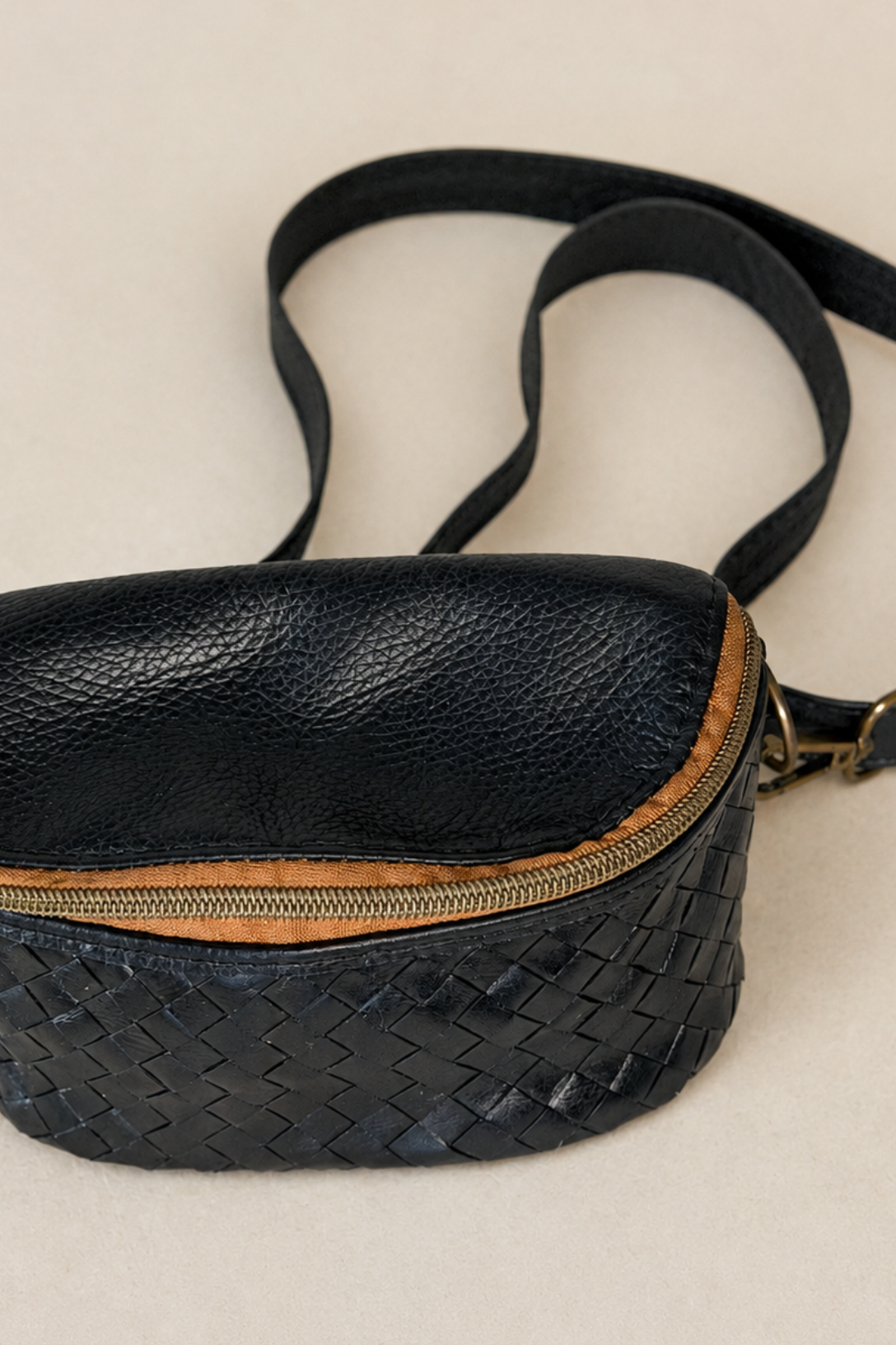 The Nomad Woven Leather Belt Bag