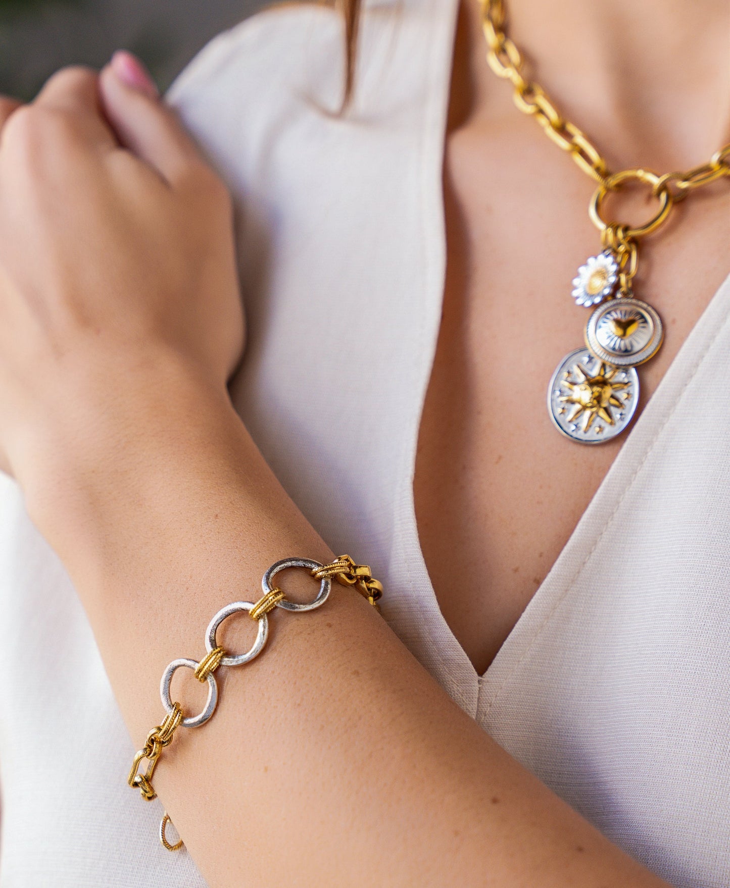 Mixed Metal Bracelet