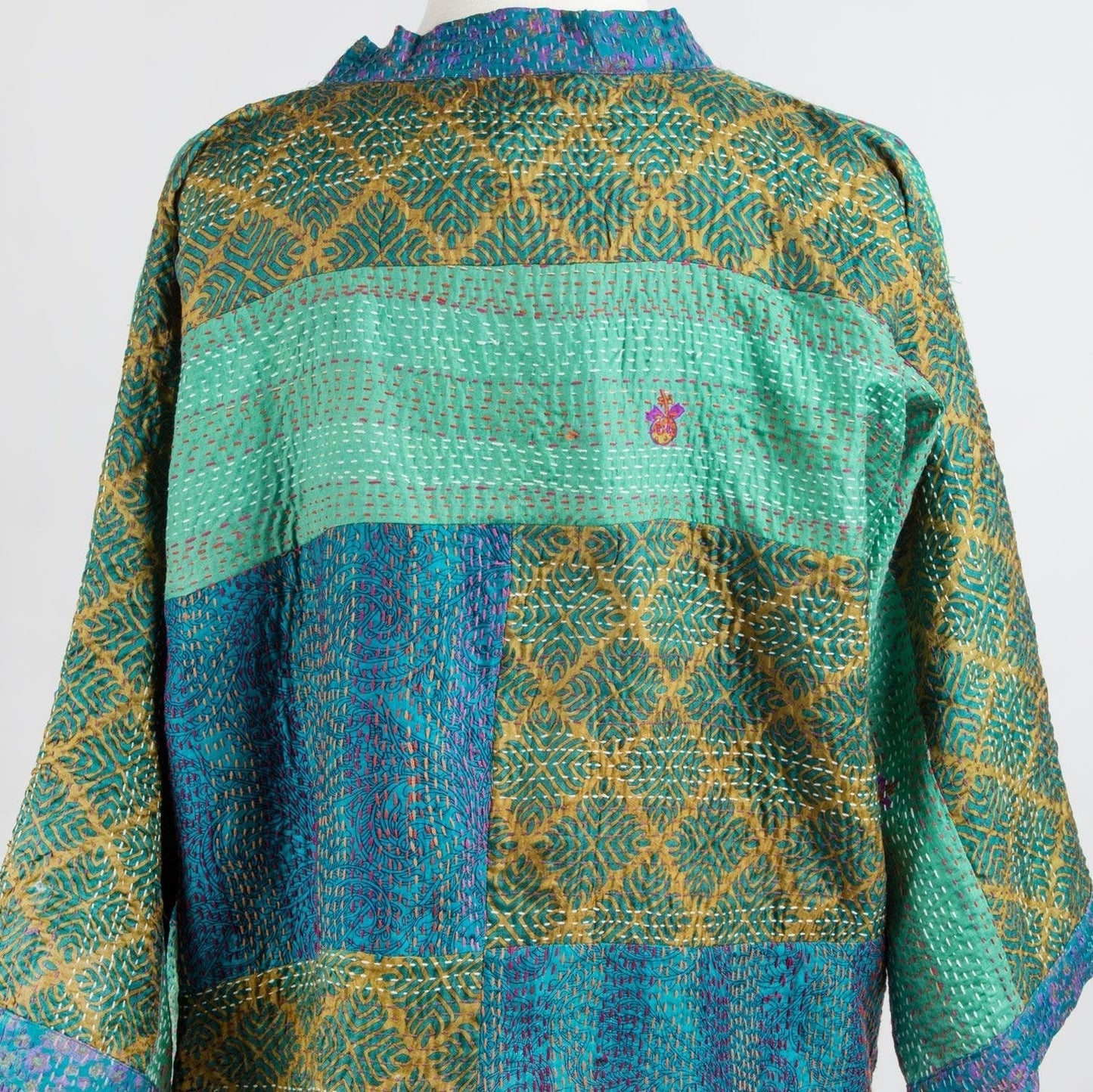 Patchwork Sari Topper