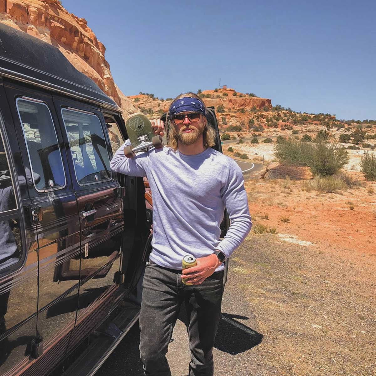 Midweight - Men's Wool Long Sleeve Crew Woolverino - Osadia Concept Store