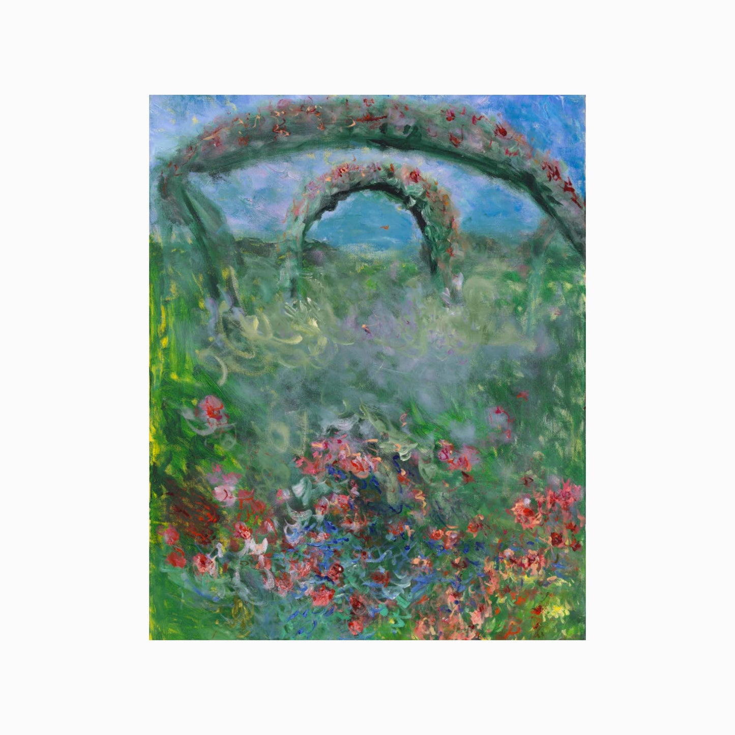 Garden in Bloom Art Print 8x10