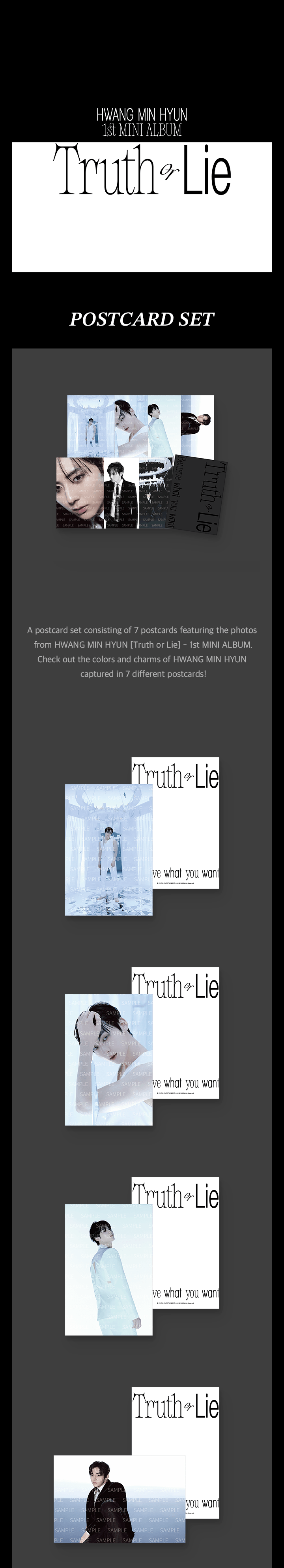 Hwang Min Hyun - Truth Or Lie Official Merch
