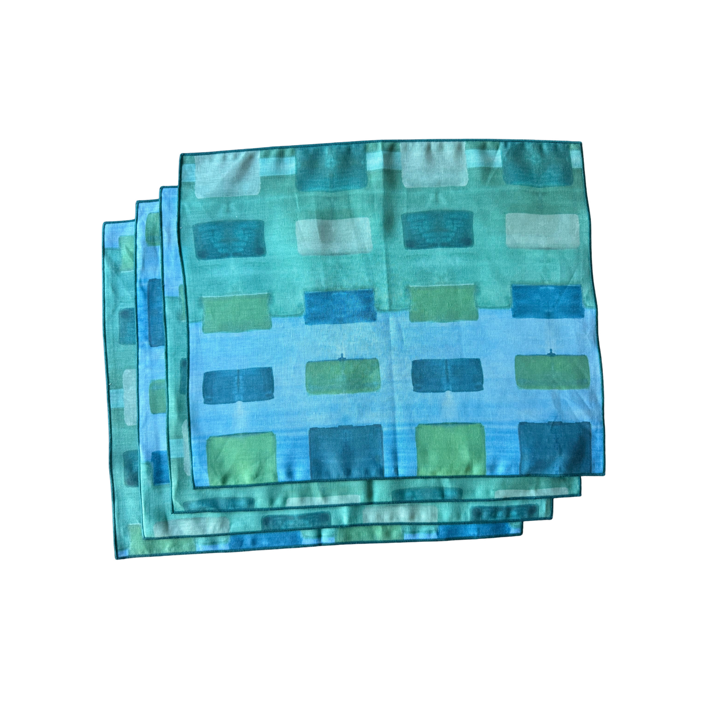 S/4 Blue Tapestry Placemat