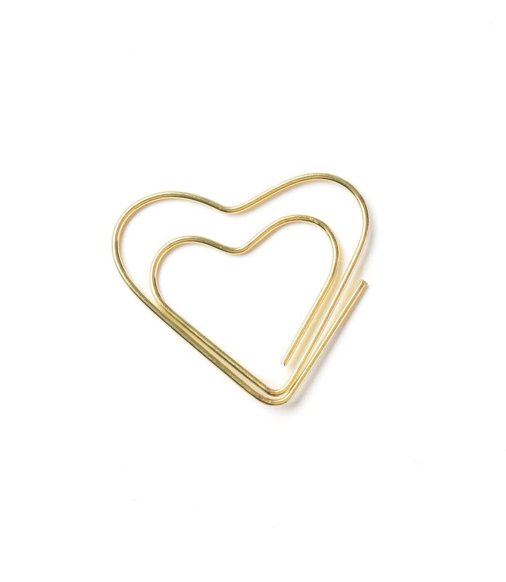 Kitaab Heart Wire Bookmark - Gold - Osadia Concept Store