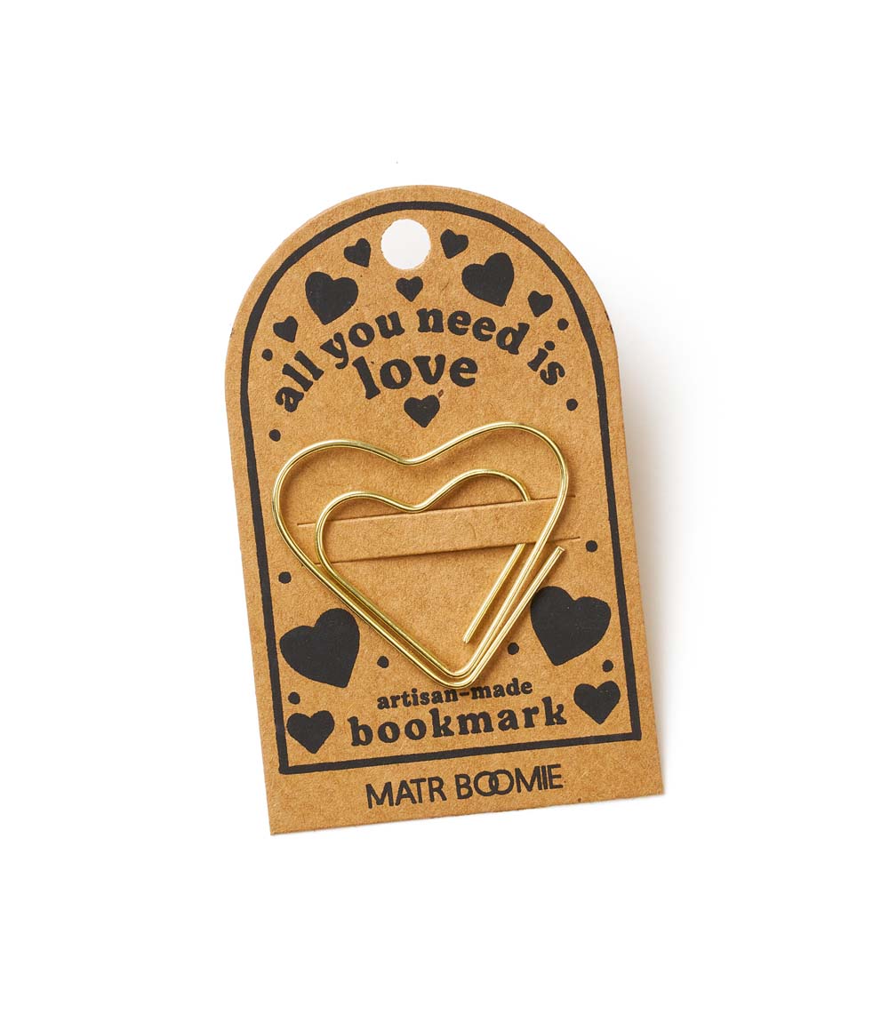 Kitaab Heart Wire Bookmark - Gold - Osadia Concept Store
