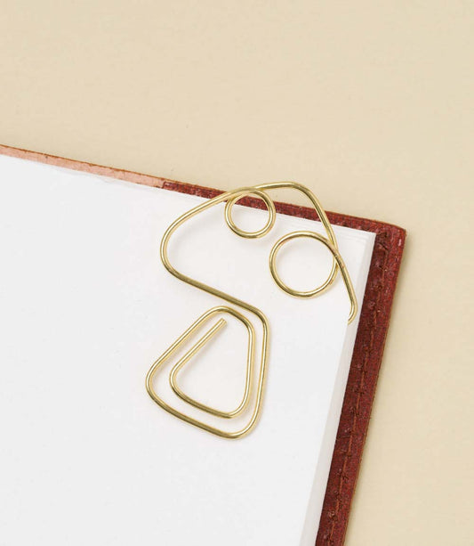 Kitaab Mushroom Wire Bookmark - Gold - Osadia Concept Store