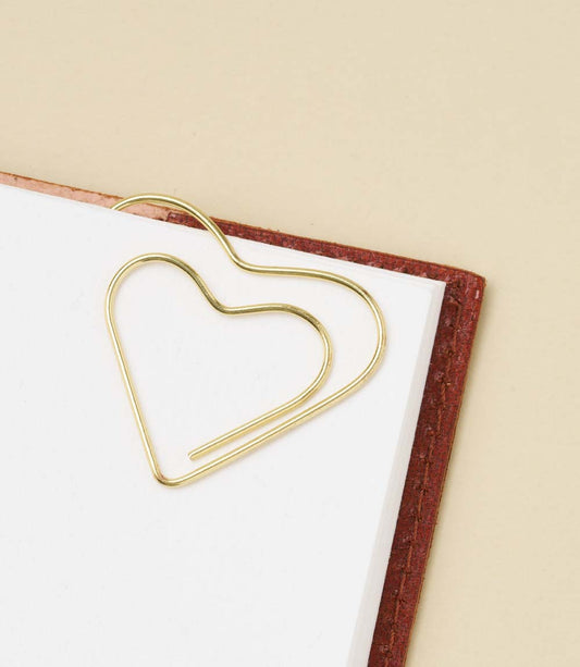 Kitaab Heart Wire Bookmark - Gold - Osadia Concept Store