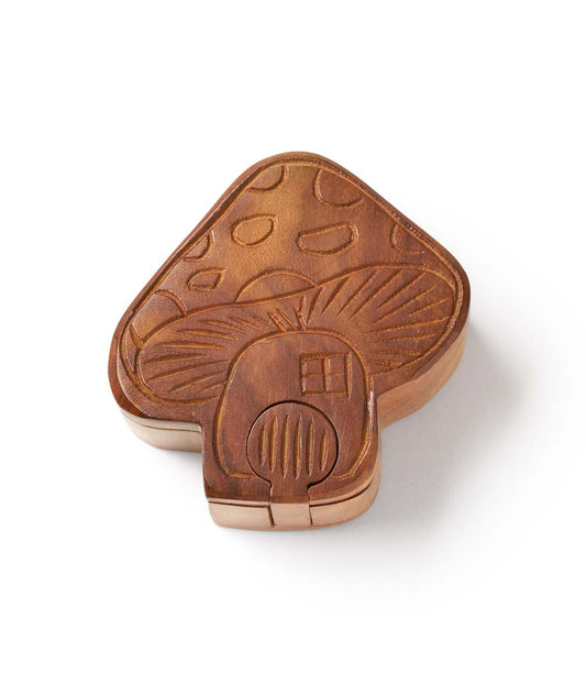 Mushroom Puzzle Box - Handcrafted Sheesham Wood - Osadia Concept Store