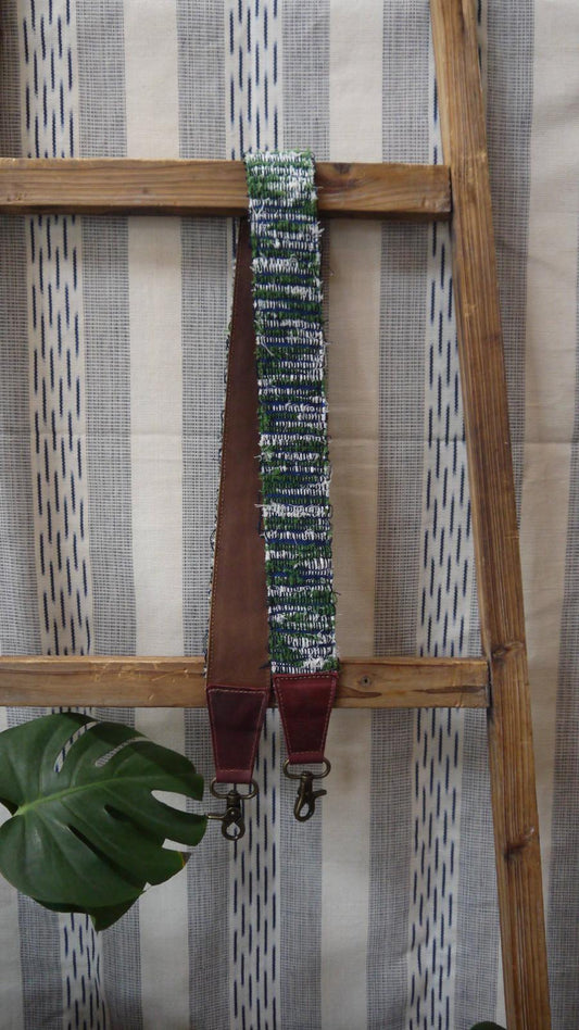 Woven and Leather Strap - Earth
