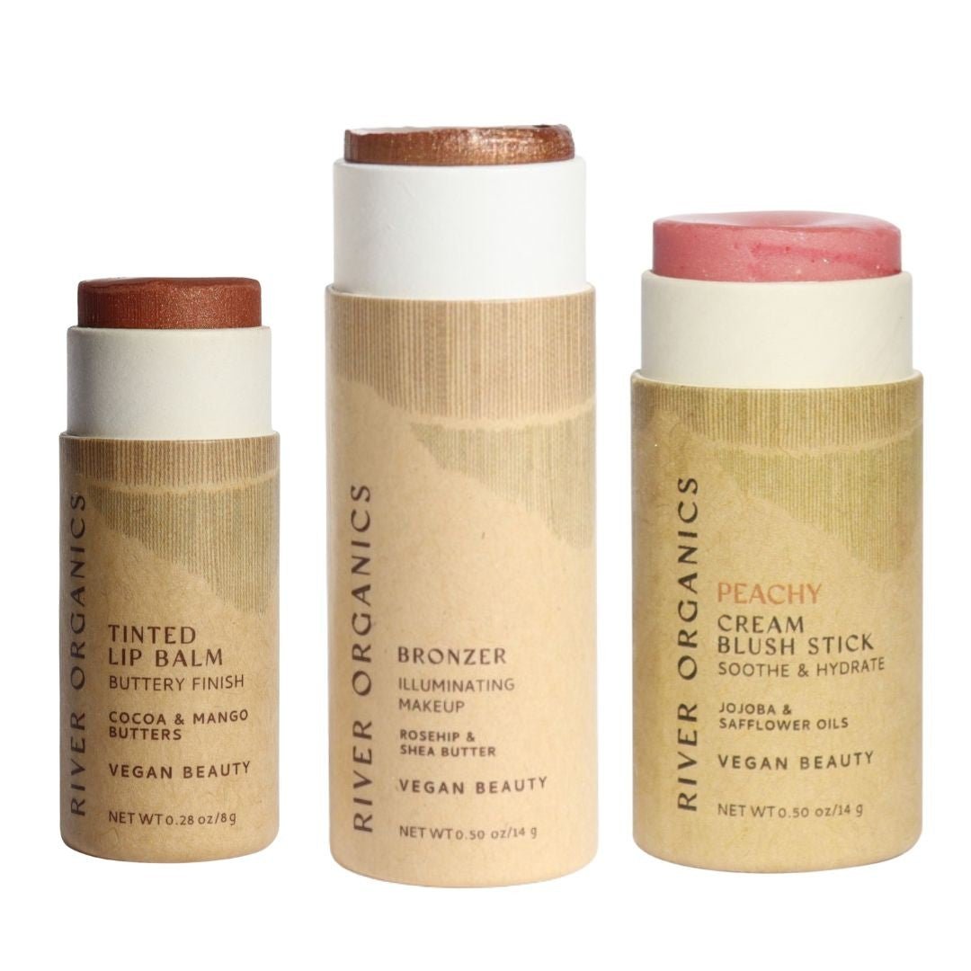 Lip + Highlighter + Blush Set